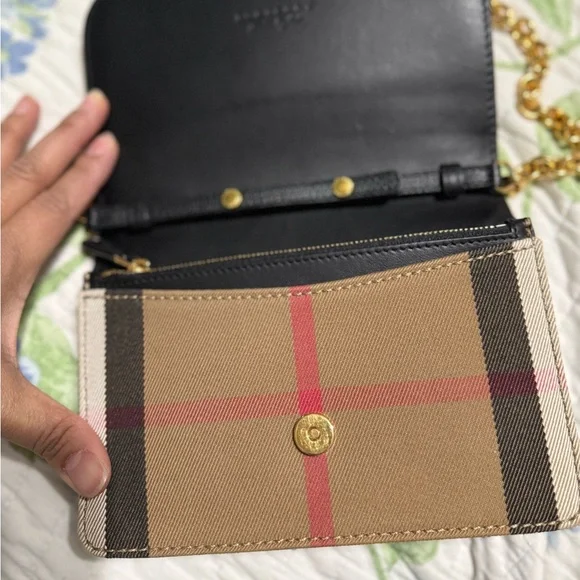 Burberry Black and Tan Crossbody Bag - Picture 3 of 11